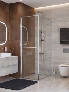 Душевой уголок CEZARES LUX-AH-FS-1-70/80-C-CR хром